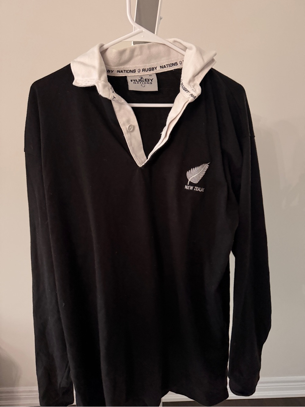 Vintage New Zealand All Blacks Rugby Shirt